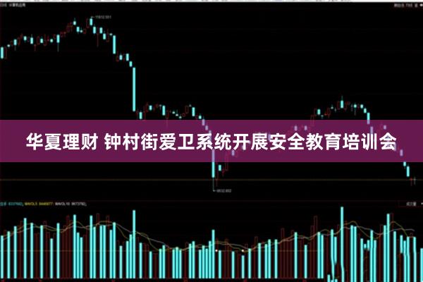华夏理财 钟村街爱卫系统开展安全教育培训会